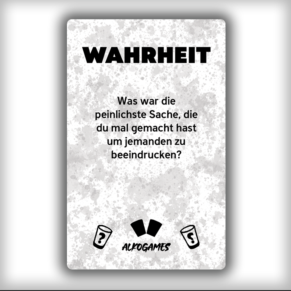 Set „Trink Etwas Wenn“ + „Wahrheit Oder Pflicht“