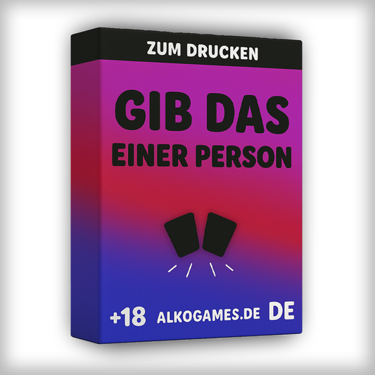 Spiel „Gib Das Eine Person“ (Zum Drucken)