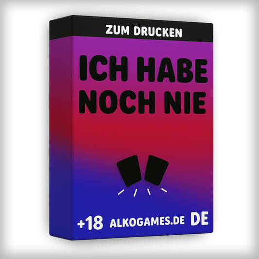 Spiel „Ich Habe Noch Nie“ (Zum Drucken)