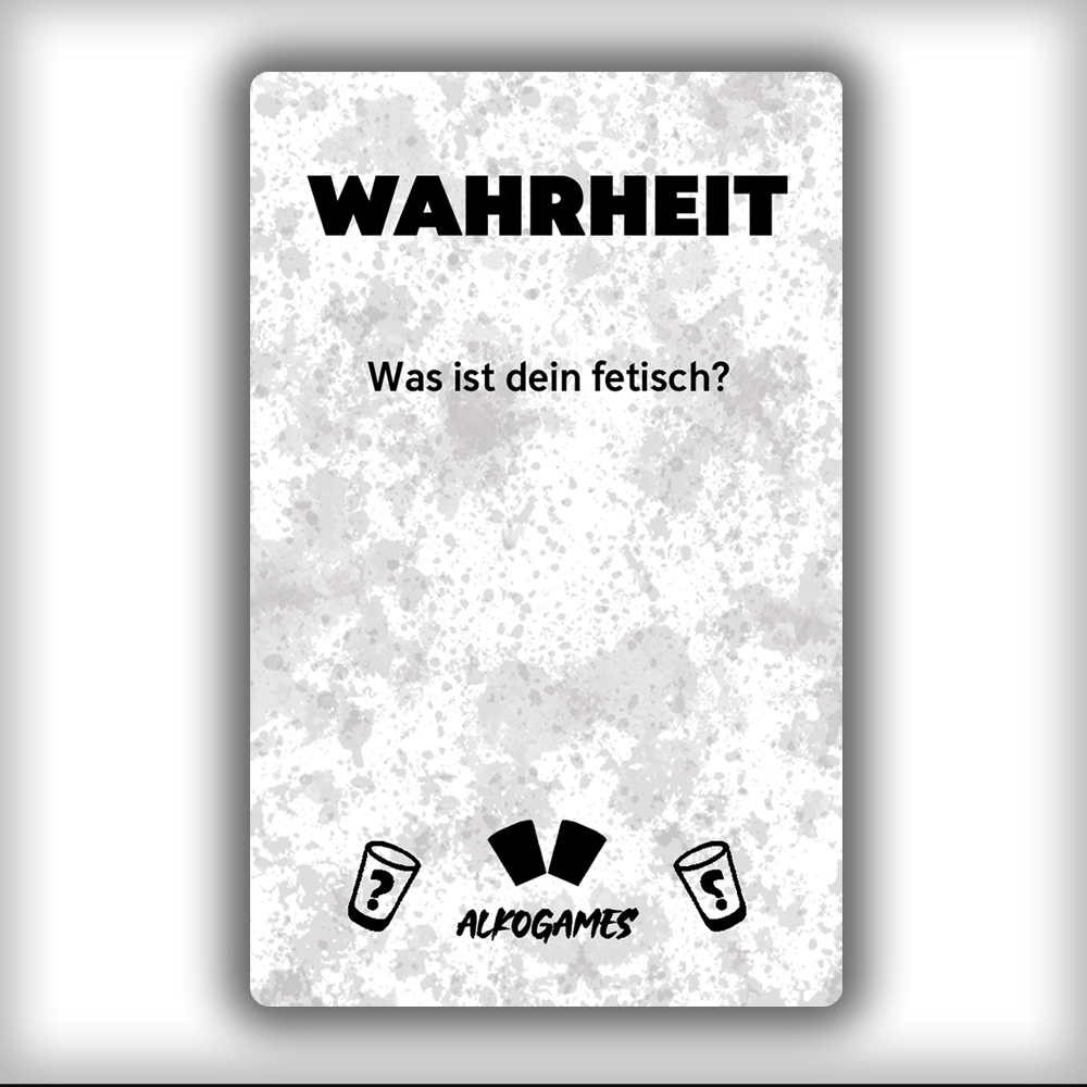 Set „Trink Etwas Wenn“ + „Wahrheit Oder Pflicht“