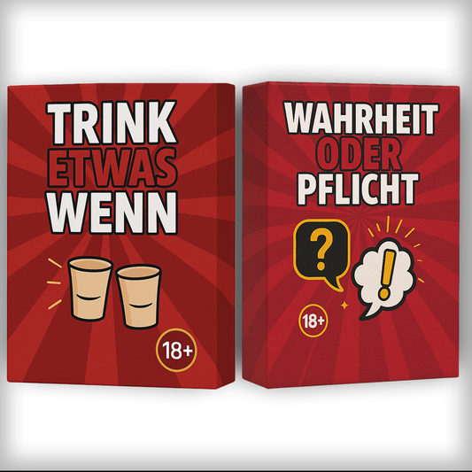 Set „Trink Etwas Wenn“ + „Wahrheit Oder Pflicht“